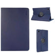 For Samsung Galaxy Tab A9 8.7 ENKAY 360 Degree Rotation Litchi Leather Smart Tablet Case(Dark Blue) - free shipping - PMc TechLife - Order now!