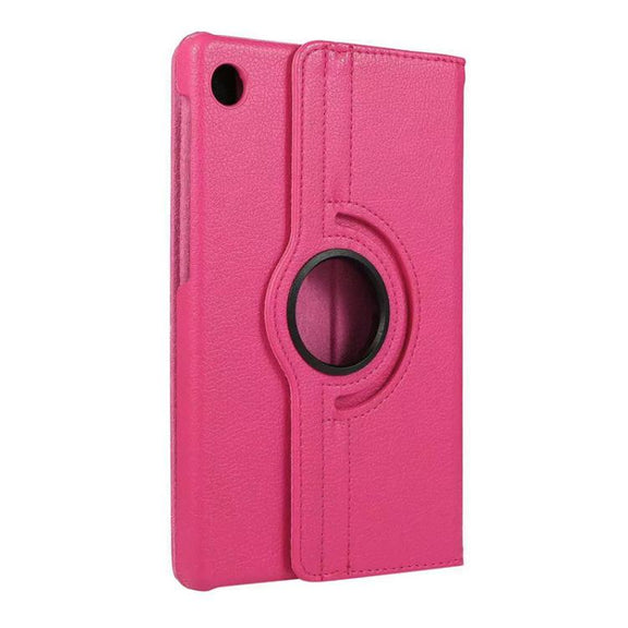 For Samsung Galaxy Tab A9 8.7 ENKAY 360 Degree Rotation Litchi Leather Smart Tablet Case(Brown)
