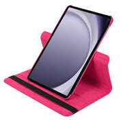 For Samsung Galaxy Tab A9 8.7 ENKAY 360 Degree Rotation Litchi Leather Smart Tablet Case(Brown)