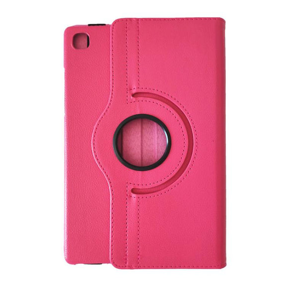For Samsung Galaxy Tab A7 Lite 8.7 ENKAY 360 Degree Rotation Litchi Leather Smart Tablet Case(Black)