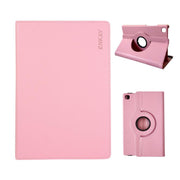 For Samsung Galaxy Tab A7 Lite 8.7 ENKAY 360 Degree Rotation Litchi Leather Smart Tablet Case(Pink)