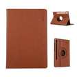For Samsung Galaxy Tab S10 Ultra / S9 Ultra ENKAY 360 Degree Rotation Litchi Leather Smart Tablet Case(Brown) - free shipping - PMc TechLife - Order now!