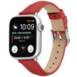 For Apple Watch 46mm / 49mm / 45mm / 44mm Small Waist PU Leather Watch Band(Red) - Watch Bands by PMC TechLife | Online Shopping South Africa | PMC TechLife | Buy Now Pay Later Mobicred