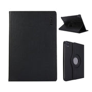 For iPad Pro 12.9 / Air 13 2025 / 2024 ENKAY 360 Degree Rotation Litchi Leather Smart Tablet Case(Black)