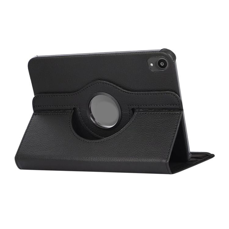 For iPad mini 2024 / mini 6 ENKAY 360 Degree Rotation Litchi Leather Smart Tablet Case(Black)