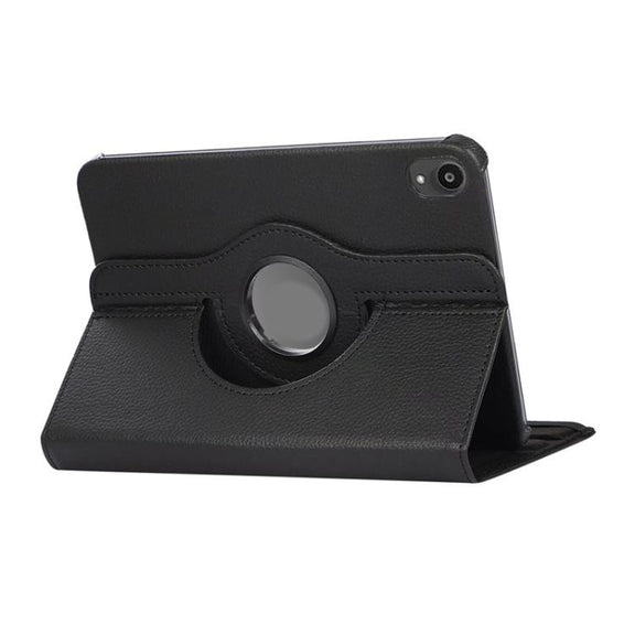 For iPad mini 2024 / mini 6 ENKAY 360 Degree Rotation Litchi Leather Smart Tablet Case(Black)