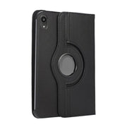 For iPad mini 2024 / mini 6 ENKAY 360 Degree Rotation Litchi Leather Smart Tablet Case(Black)