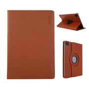 For iPad Pro 13 2024 ENKAY 360 Degree Rotation Litchi Leather Smart Tablet Case(Brown)