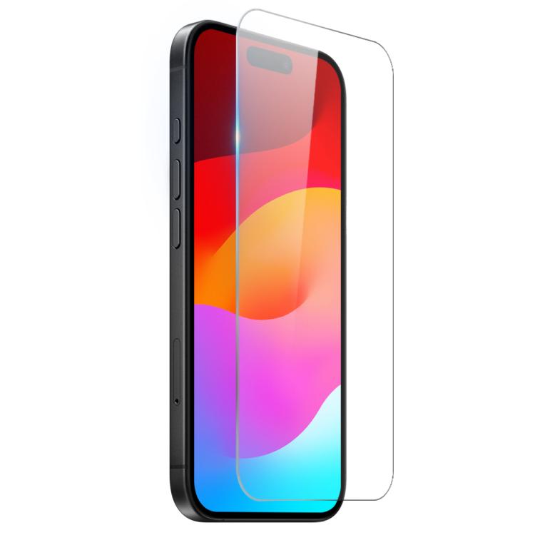For iPhone 17 NORTHJO 2 in 1 TPU Airbag Shockproof Phone Case with Screen Film(Clear)