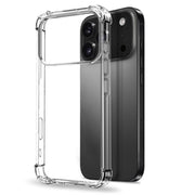 For iPhone 17 Pro NORTHJO 2 in 1 TPU Airbag Shockproof Phone Case with Screen Film(Clear)