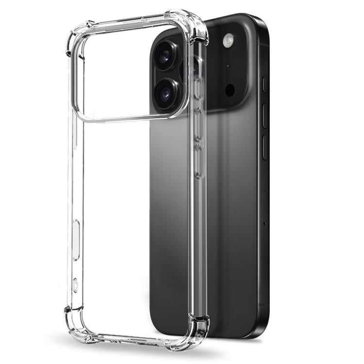 For iPhone 17 Pro NORTHJO 2 in 1 TPU Airbag Shockproof Phone Case with Screen Film(Clear)