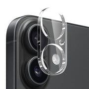 For iPhone 17 NORTHJO 3 in 1 TPU Airbag Shockproof Phone Case with Screen Protector Lens Film(Clear)