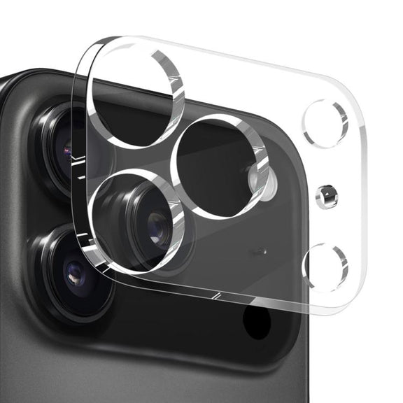For iPhone 17 Pro NORTHJO 3 in 1 TPU Airbag Shockproof Phone Case with Screen Protector Lens Film(Clear)