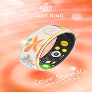 R18 SIZE 9 Smart Ring, Support Heart Rate / Blood Oxygen / Sleep / Care For Faimilies(Rose Gold)
