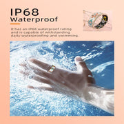 R18 SIZE 9 Smart Ring, Support Heart Rate / Blood Oxygen / Sleep / Care For Faimilies(Rose Gold)
