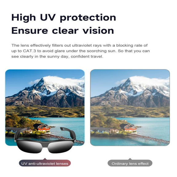 L01 Smart Glasses, Support AI Intelligent Translation / Bluetooth Call / Intelligent Noise Reduction(Pink)