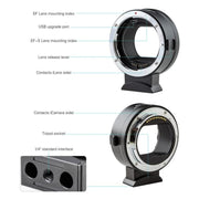 VILTROX  EF-Z For Canon EF to Nikon Z Mount Camera Lens Mount Adapter Ring