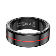R04 SIZE 9 Smart Ring, Support Heart Rate / Blood Oxygen / Sleep Monitoring / Take Photos(Black)