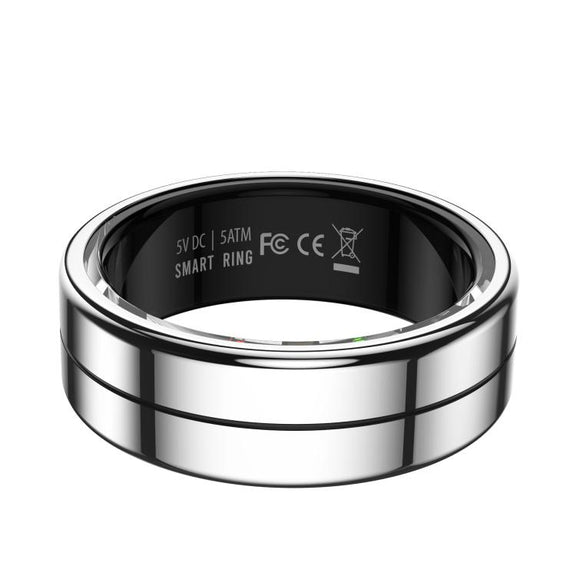 R04 SIZE 9 Smart Ring, Support Heart Rate / Blood Oxygen / Sleep Monitoring / Take Photos(Silver)