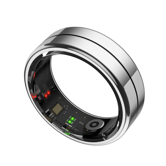 R04 SIZE 9 Smart Ring, Support Heart Rate / Blood Oxygen / Sleep Monitoring / Take Photos(Silver)
