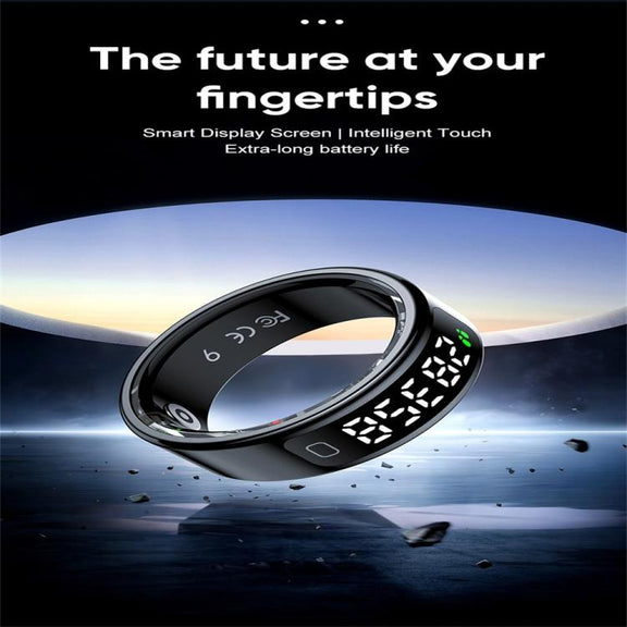 R11C SIZE 7 Smart Ring, Support Heart Rate / Blood Oxygen / Sleep Monitoring / Multiple Sport Modes(Black)