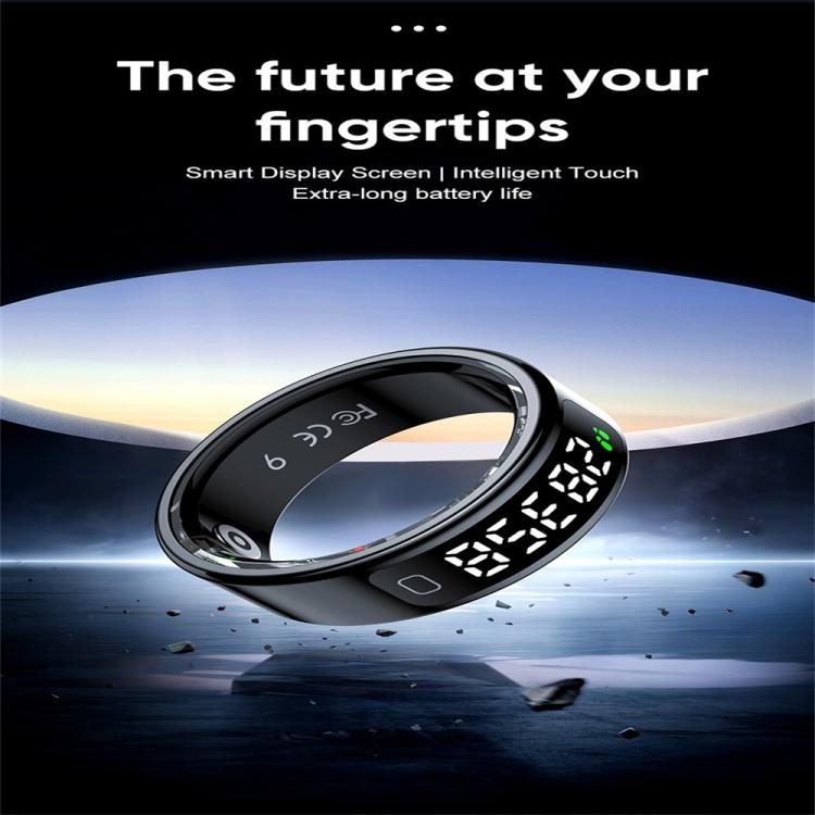 R11C SIZE 9 Smart Ring, Support Heart Rate / Blood Oxygen / Sleep Monitoring / Multiple Sport Modes(Black)