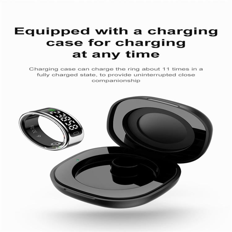 R11C SIZE 9 Smart Ring, Support Heart Rate / Blood Oxygen / Sleep Monitoring / Multiple Sport Modes(Black)