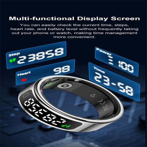 R11C SIZE 10 Smart Ring, Support Heart Rate / Blood Oxygen / Sleep Monitoring / Multiple Sport Modes(Black)