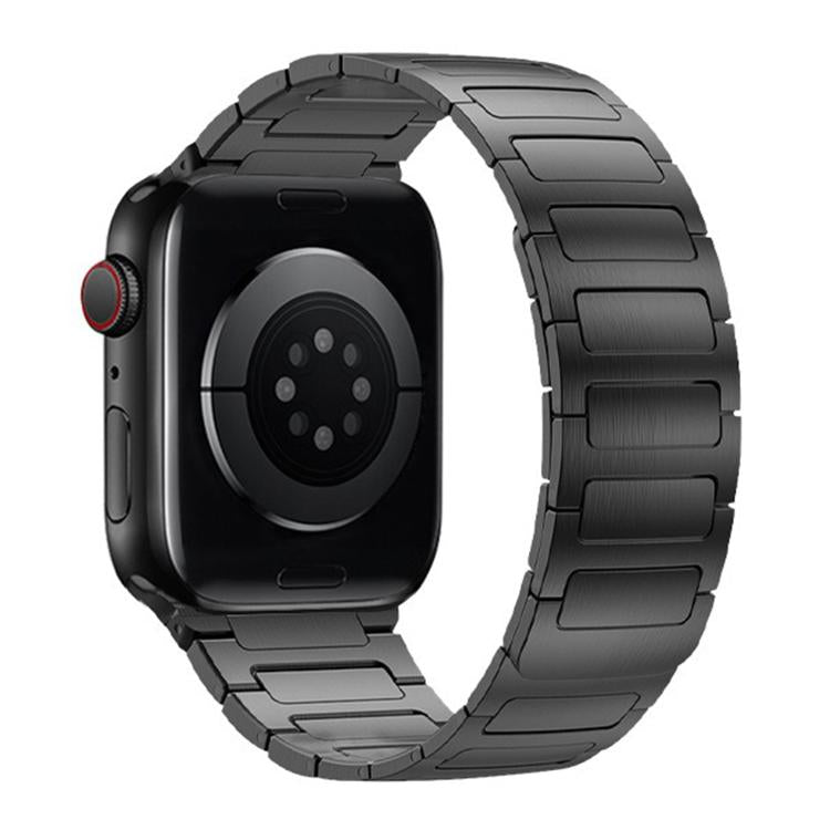 For Apple Watch 46mm / 49mm / 45mm / 44mm I-Beam Magnetic Stainless Steel Strap(Titanium Gray)