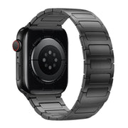 For Apple Watch 42mm / 41mm / 40mm / 38mm I-Beam Magnetic Stainless Steel Strap(Titanium Gray)