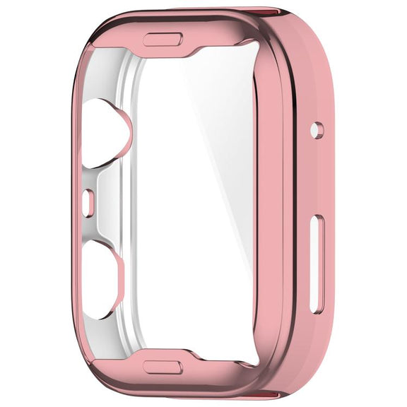 For Huawei Watch Fit 4 Electroplated TPU Full Coverage Watch Protective Case(Pink)