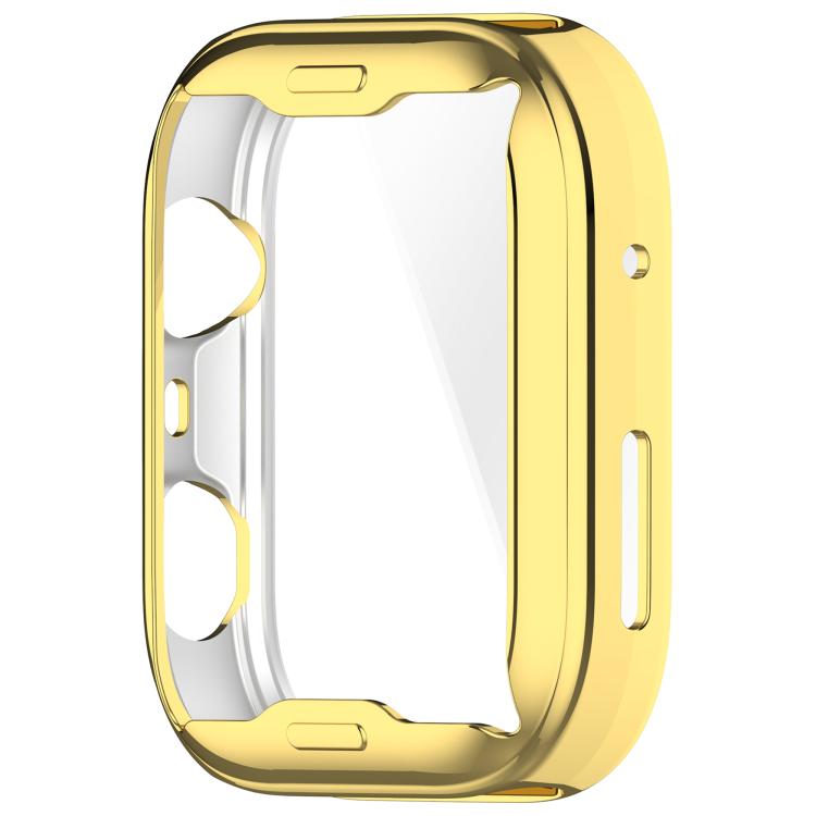 For Huawei Watch Fit 4 Electroplated TPU Full Coverage Watch Protective Case(Gold)