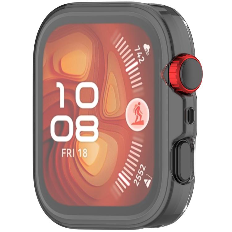 For Huawei Watch Fit 4 Electroplated TPU Full Coverage Watch Protective Case(Transparent)