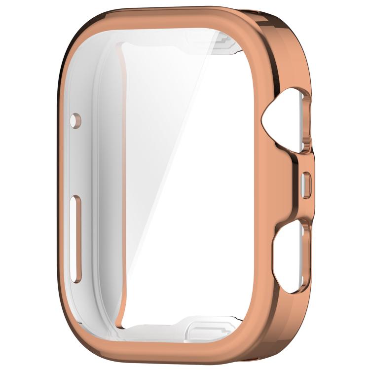 For Huawei Watch Fit 4 Pro Electroplated TPU Full Coverage Watch Protective Case(Rose Gold)