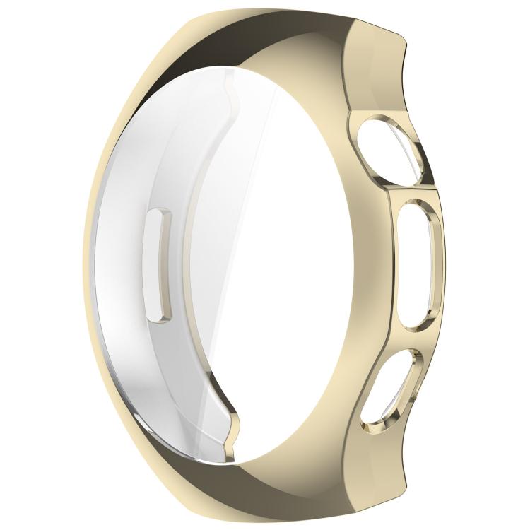 For Huawei Watch 5 46mm Electroplated TPU Full Coverage Watch Protective Case(Light Gold)