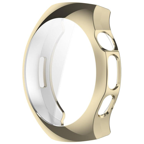 For Huawei Watch 5 46mm Electroplated TPU Full Coverage Watch Protective Case(Light Gold)