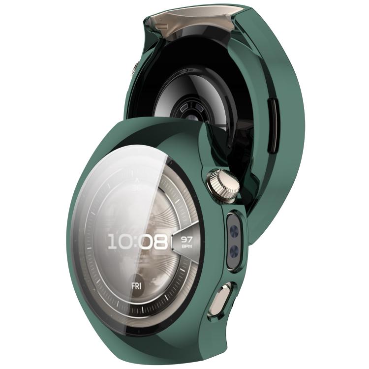 For Huawei Watch 5 46mm Electroplated TPU Full Coverage Watch Protective Case(Green)