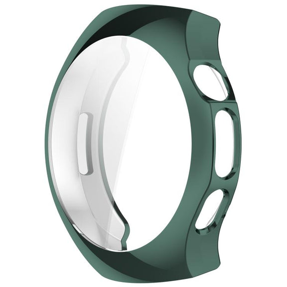 For Huawei Watch 5 46mm Electroplated TPU Full Coverage Watch Protective Case(Green)