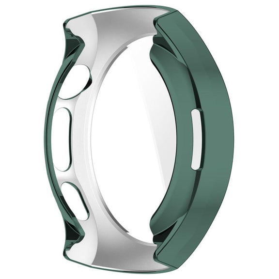 For Huawei Watch 5 46mm Electroplated TPU Full Coverage Watch Protective Case(Green)