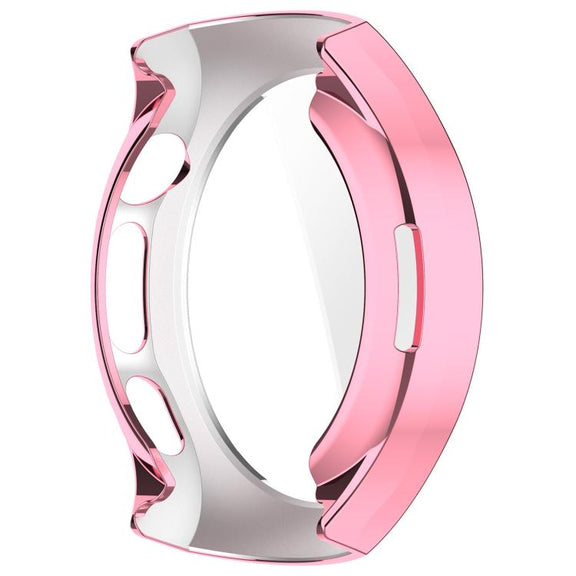 For Huawei Watch 5 46mm Electroplated TPU Full Coverage Watch Protective Case(Pink)