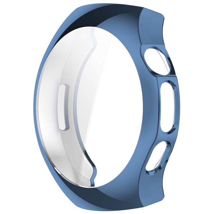 For Huawei Watch 5 46mm Electroplated TPU Full Coverage Watch Protective Case(Blue)