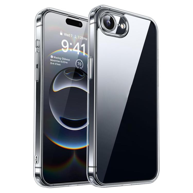 For iPhone 16e Kalebol Highly Transparent PC Hybrid TPU Phone Case