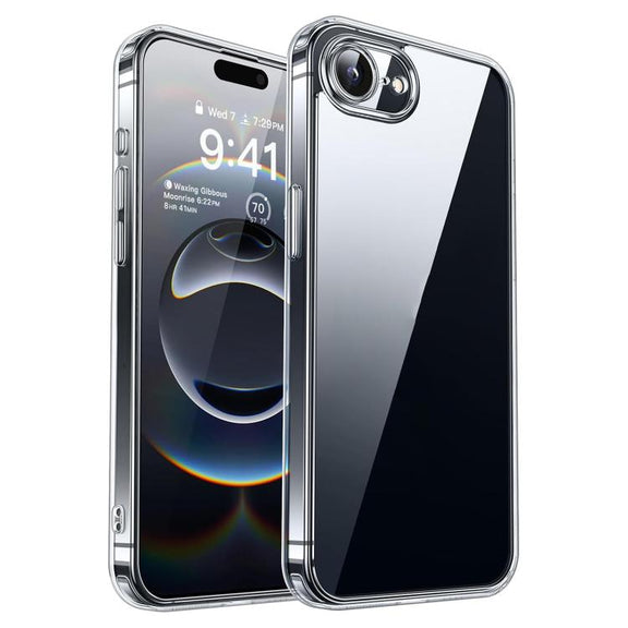 For iPhone 16e Kalebol Highly Transparent PC Hybrid TPU Phone Case
