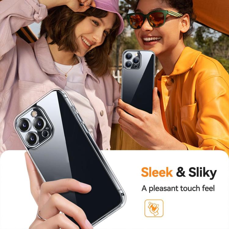 For iPhone 16e Kalebol Highly Transparent PC Hybrid TPU Phone Case