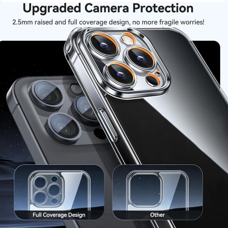 For iPhone 16e Kalebol Highly Transparent PC Hybrid TPU Phone Case
