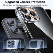 For iPhone 16e Kalebol Highly Transparent PC Hybrid TPU Phone Case