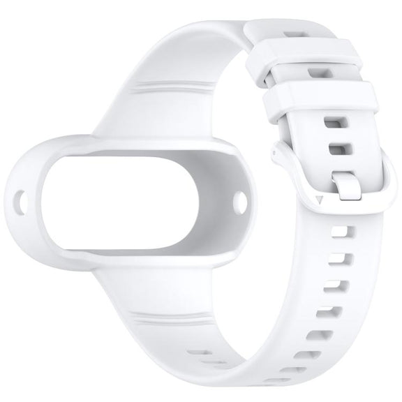 For Insta 360 Go 3 / Go 3S / Go 2 Solid Color Silicone Watch Band(White)