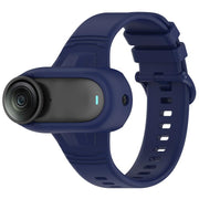 For Insta 360 Go 3 / Go 3S / Go 2 Solid Color Silicone Watch Band(Dark Blue)