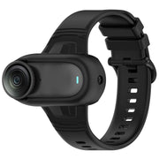 For Insta 360 Go 3 / Go 3S / Go 2 Solid Color Silicone Watch Band(Black)