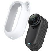 For Insta 360 Go 3S / Go 3  Solid Color Silicone Protective Case(White)